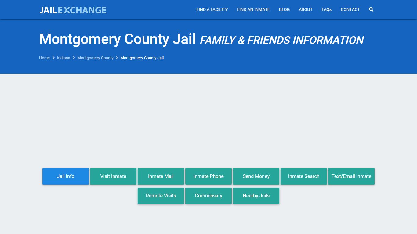 Montgomery County Jail IN | Booking, Visiting, Calls, Phone